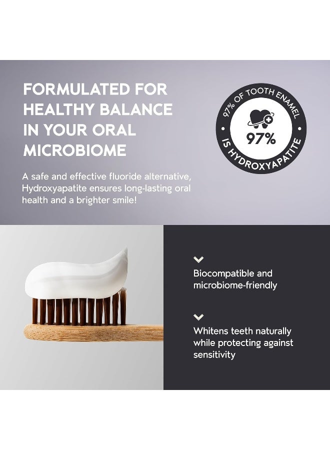 InoPro Natural Whitening Hydroxyapatite Toothpaste With Probiotic For Sensitive Teeth, Fluoride Free Enamel Repair Remineralizing Toothpaste, Sls Free, Baking Soda, Coconut Oil, 5Oz - Image 5